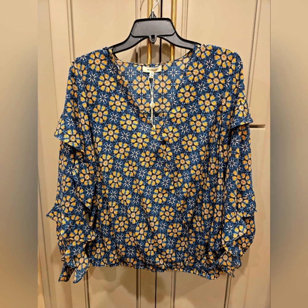 NWT SZ 1X Max Studio Blouse